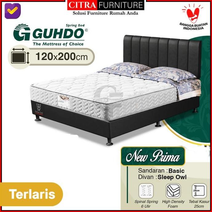 Guhdo Springbed New Prima 120x200x25 - Full set | Gudho Spring bed