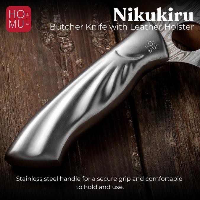 HOMU NIKUKIRU BUTCHER MEAT BONING BLADE DAGING DAMASCUS HU
