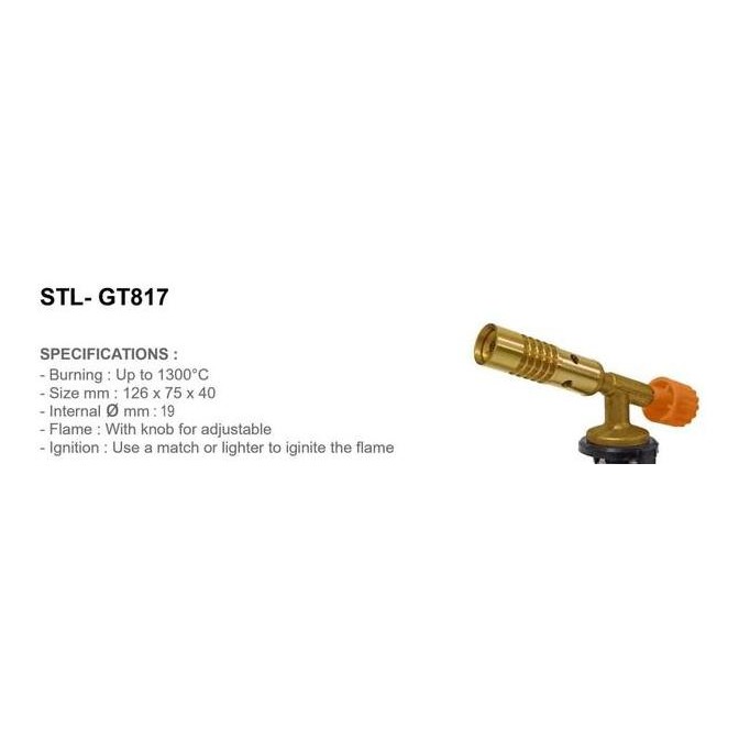 PAPPITSON - Sentinel Gas Torch STL-GT817 Flame Gun Pemantik Api Alat Bakar