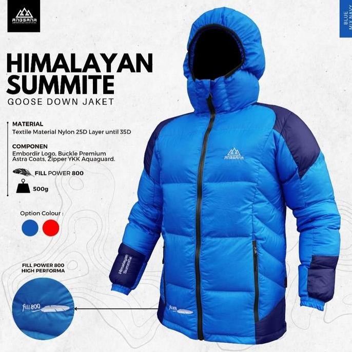 Jaket Bulu Angsa Angsana Seri Himalayan Summite Real 100% Goose Down