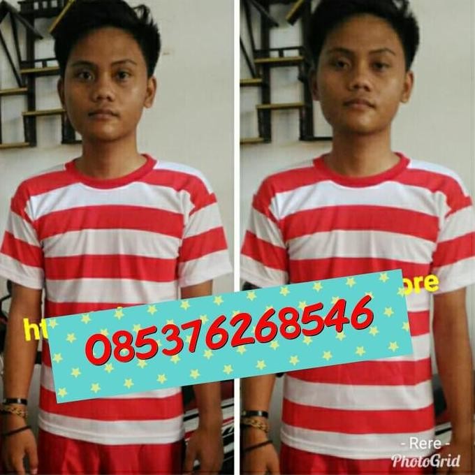 Baju Merah Putih Madura Anak Dewasa