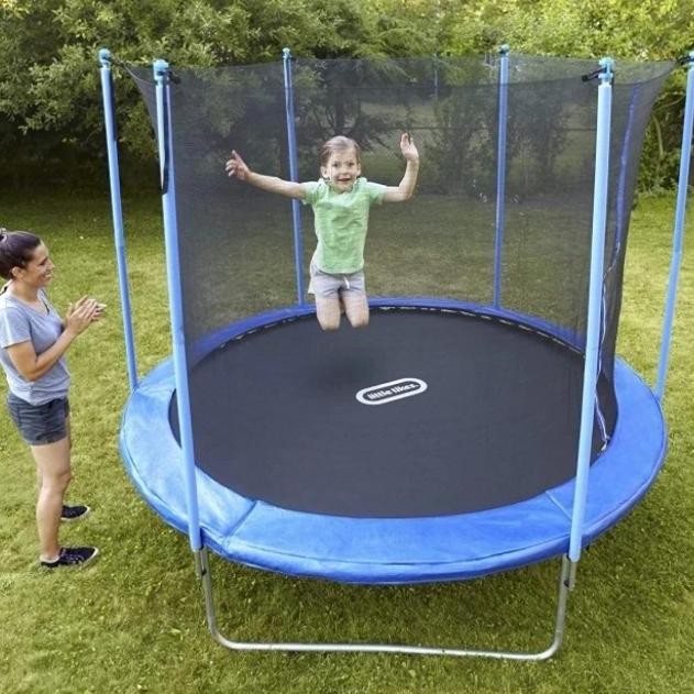 Mainan Trampolin Anak Size Besar Trampolin Jumbo 3 Meter Kokoh Murah NS