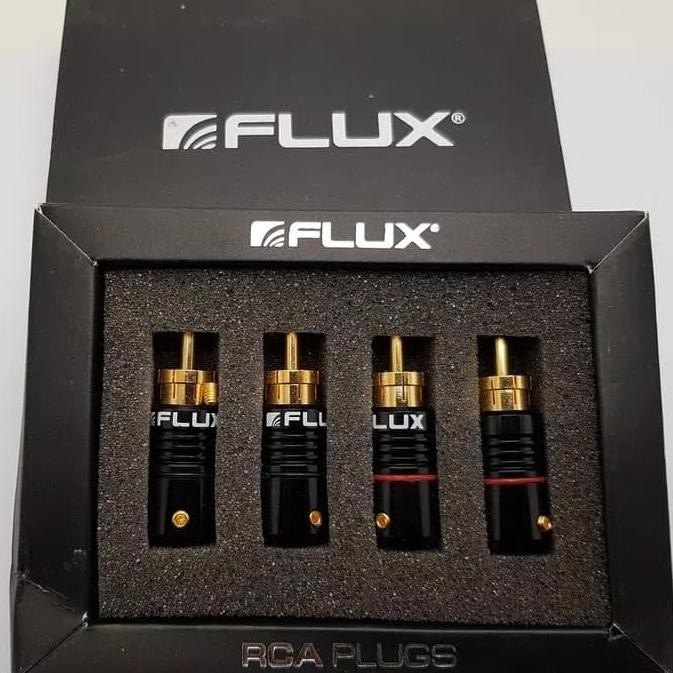 Promo Kepala rca flux fs 80 - jack rca flux fs80 - kepala rca flux 4 pc COD