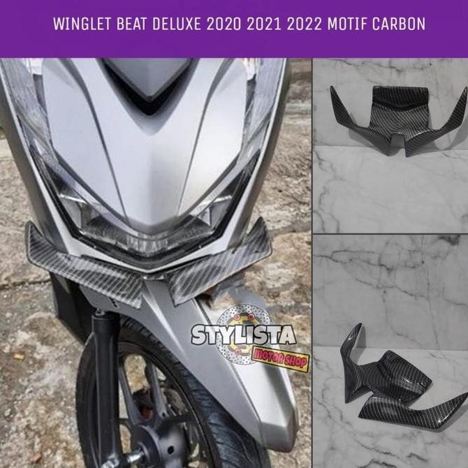 WINGLET BEAT DELUXE 2020 2021 2022 BEAT STREET CARBON HARGA KHUSUS