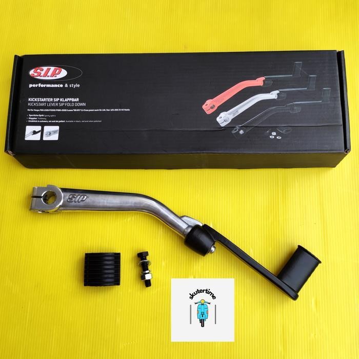 Kickstarter SIP Fold down chrome Untuk Vespa PX, Exclusive, dkk