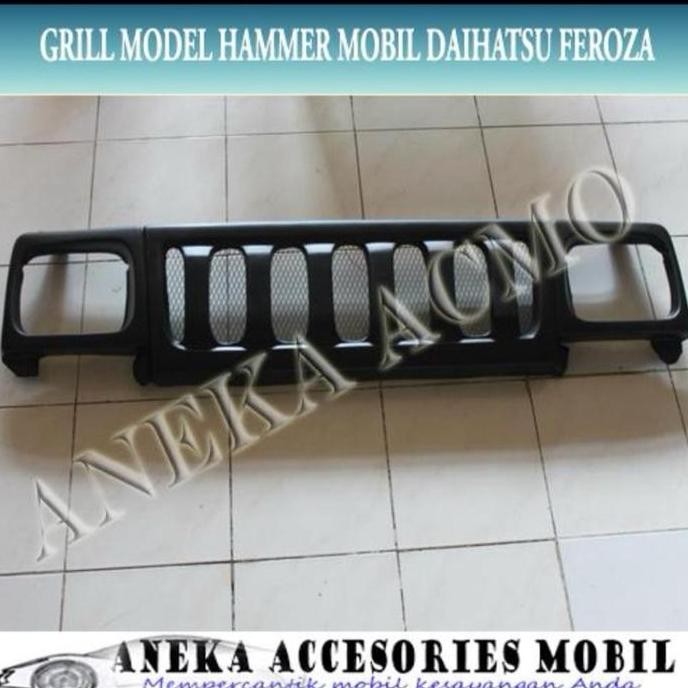 GRILL / GRILLE MODEL HAMMER VARIASI FIBER MOBIL DAIHATSU FEROZA ORIGINAL DAN TERPERCAYA