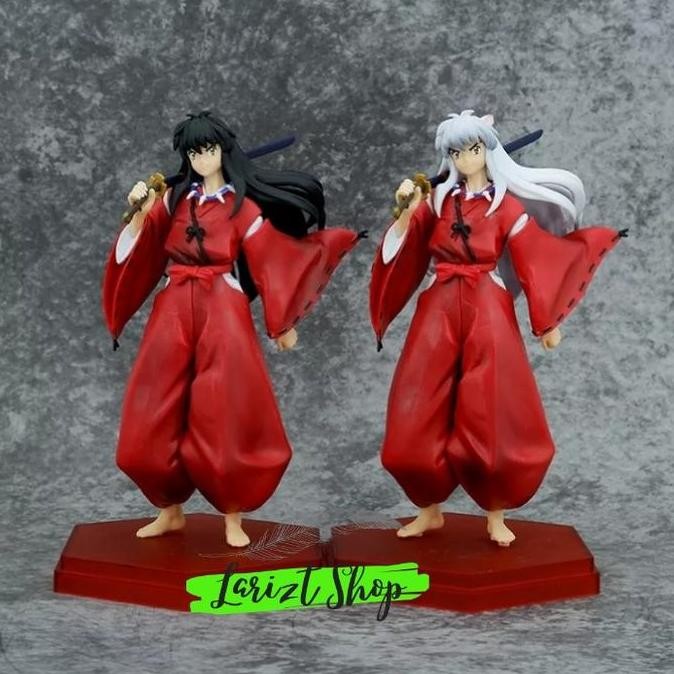 Pajangan Anime Inuyasha Half Breed Demon Human Statue Action Figure DISKON