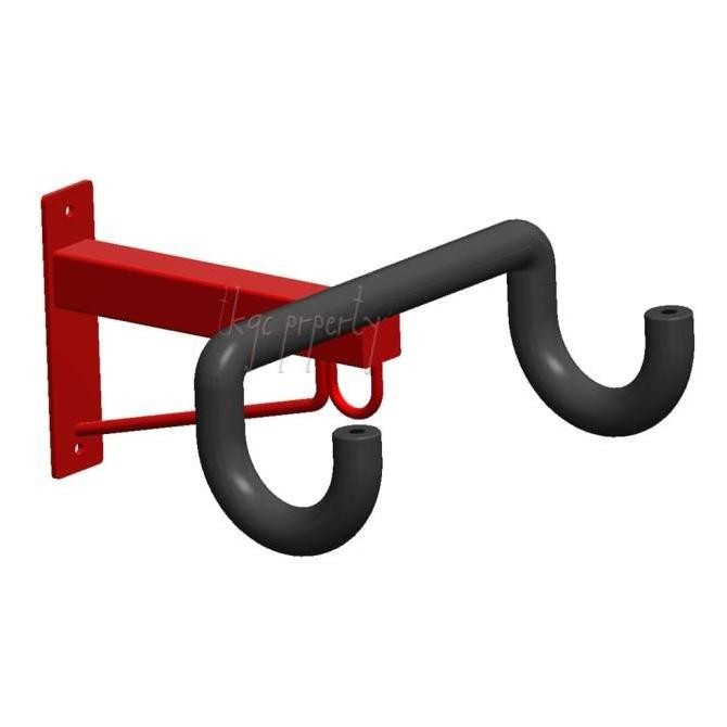 Gantungan Sepeda Dinding Dilapis Busa Pelindung Outdoor