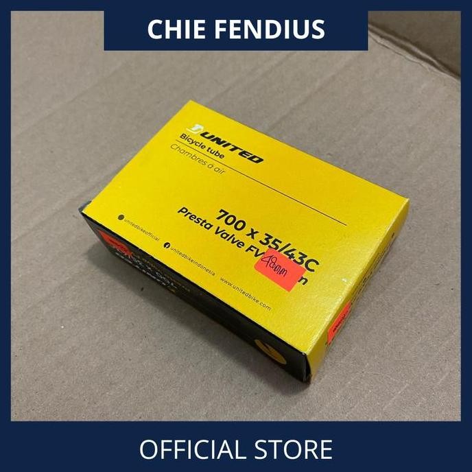 Promo Ban Dalam Sepeda United 700x35/43C Presta FV Gravel RoadBike Balap COD