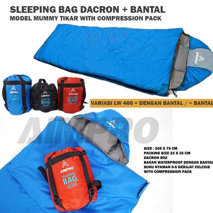DF301>> SB SleepingBag Dacron - SB DAKRON - SB UL - AIMPRO LW200 - SB DACRON