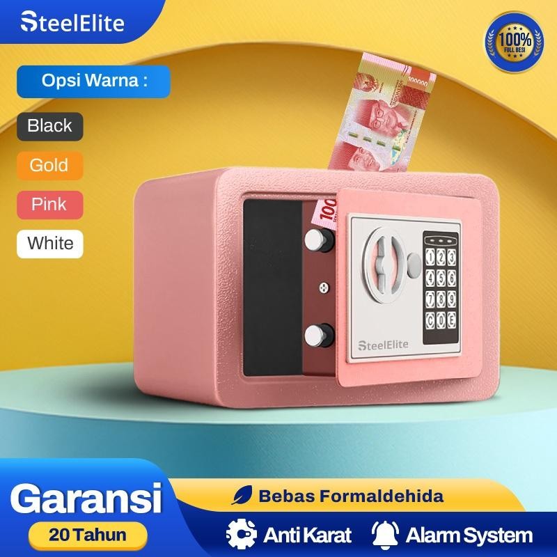 Brankas Mini Brankas Uang & Emas Brangkas Uang Mini Brankas Penyimpanan Kunci Elektronik