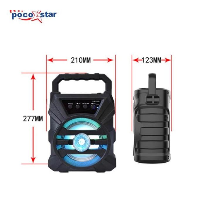 DF17 >> ICHIKO Portable Bluetooth Speaker LED KH - 309