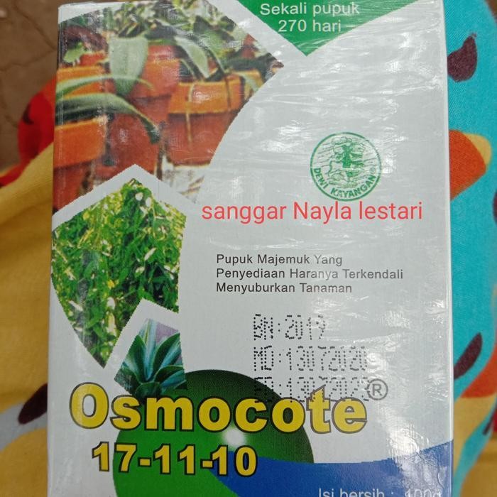 osmocote 17 11 10/vitamin pupuk tanaman