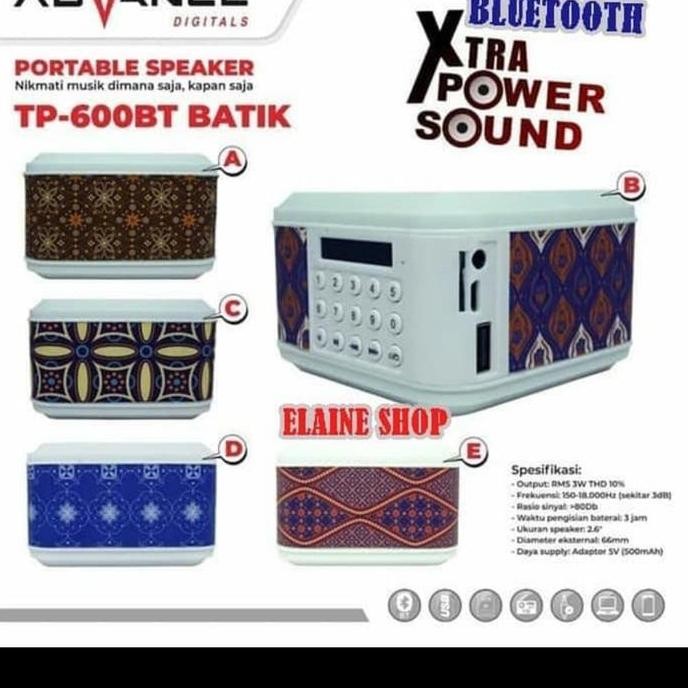 DF388>> Speaker Advance TP600BT