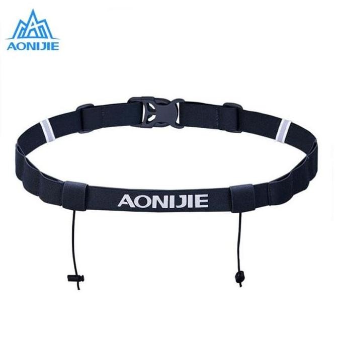 Aonijie Bib Race Number Belt E4076 Tali Bib - Black