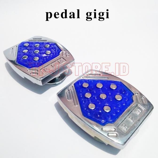 1 Set Cover Pijakan Pedal Gigi Dan Rem Besi Anti Slip Universal Untuk Semua Jenis Motor