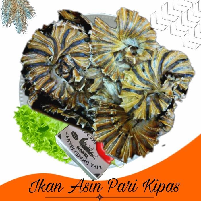 IKAN ASIN PARI KIPAS KEMASAN PLASTIK KHAS PANGANDARAN