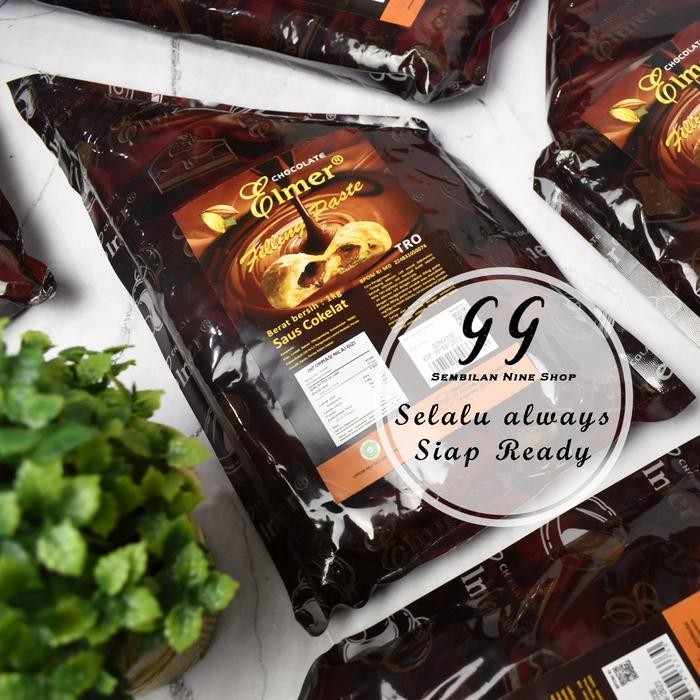 ELMER CHOCOLATE FILLING Paste 1 KG Saus Cokelat Coklat Isian Roti