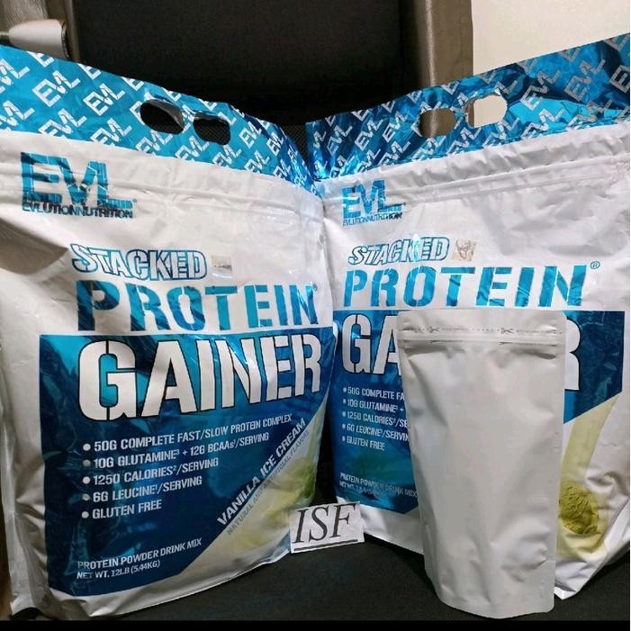 EVL GAINER ECER 2 LBS REPACK 900 GRAM ECERAN EVL GAINER PROTEIN ECERAN 2 LBS