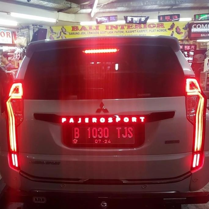 Trunk Lid LED All New Pajero Sport 2021 Facelift Ready Stock