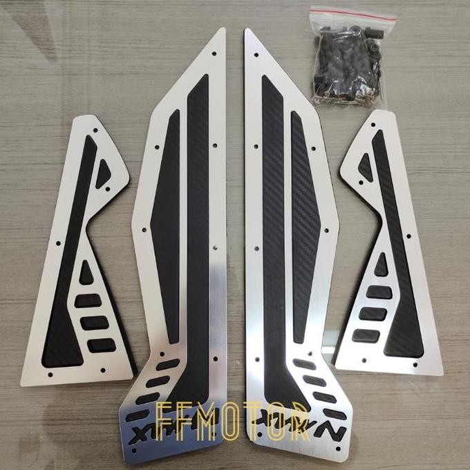 Plat Bordes Alumunium Karpet Motor Platbordesk Pijakan Kaki Nmax Old Nmax Lama 2016 2017 2018 2019 S