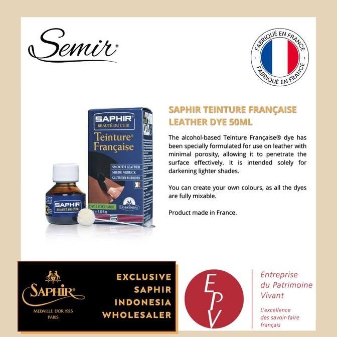 Saphir Teinture Francaise Leather Dye 50Ml - Semir