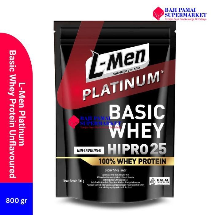 L-Men Platinum Basic Whey Protein Unflavoured 800gr