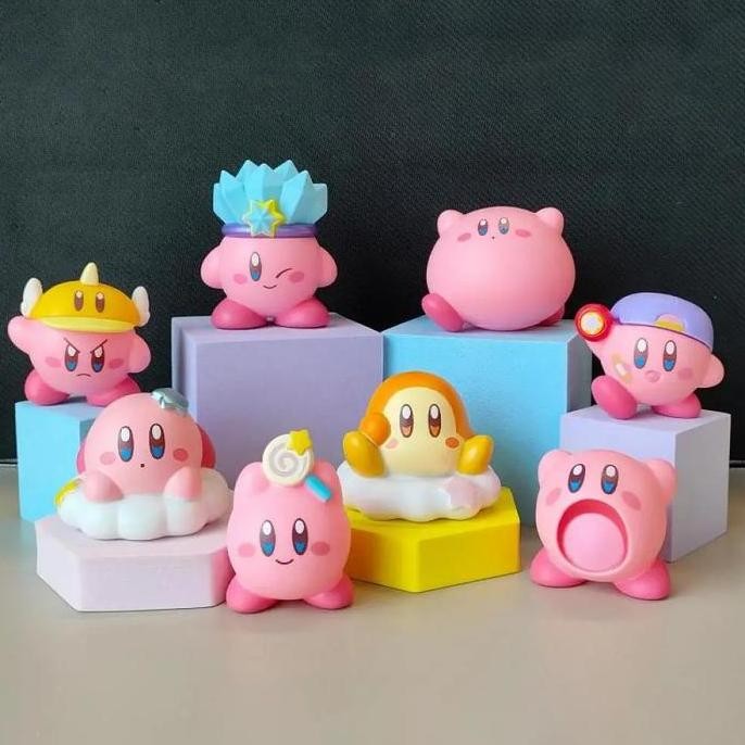 Set Action Kirby Figure Set - Mainan Kirby Set Figure Set Figure Anime