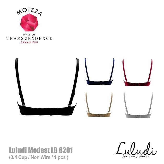 Luludi Bra Modest - Lbf 8201 - 3/4 Cup - Non Wire (Tanpa Kawat) Busa Bh Wanita Tipis