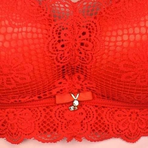 Bra Busa Tipis Bh Berkawat Cup B Kait 4 Tali Bisa Adjust Kemben Blukat Bbs-099 Pink Wanita