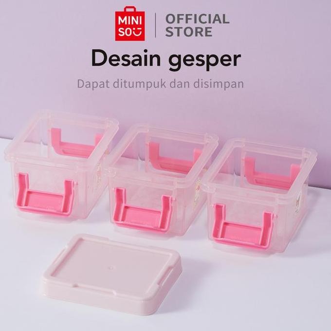 Miniso My Melody Sanrio Storage Box  Storage Box Kotak Penyimpanan