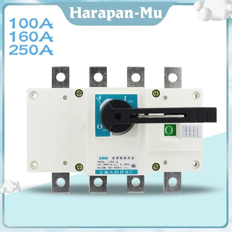 UGNDA Change Over Switch Beban Tegangan Rendah / Change Over Switch 4P 100A/160A/250A