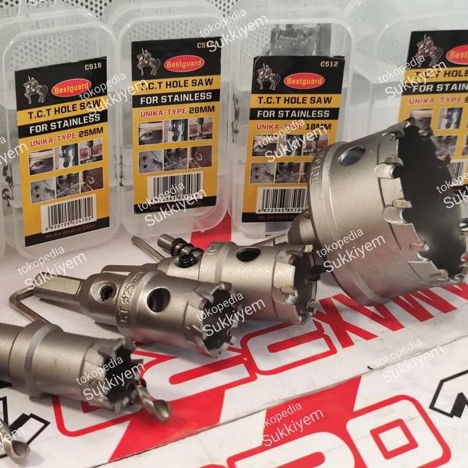 Mata Bor Hole Saw Besi TCT Alat Pelubang Pembuat Lubang Stainless