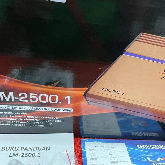 Power Monoblock Lm Audio Lm-2500.1 Class D