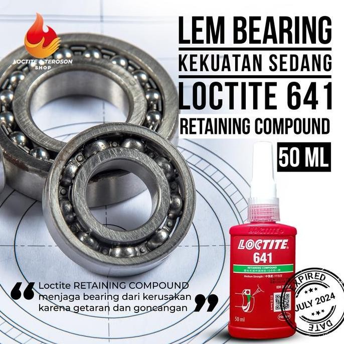 Promo LEM BEARING LOCTITE 641 MEDIUM STRENGTH 50ml COD