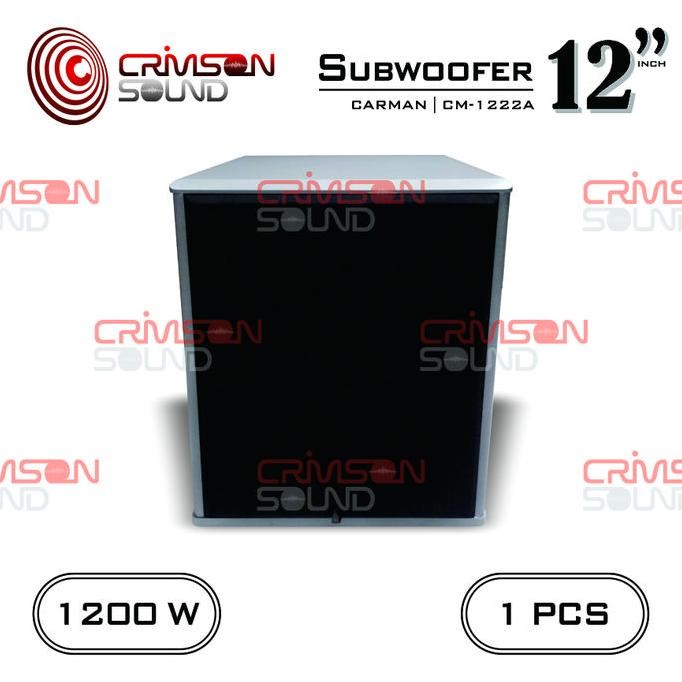 Promo SPEAKER Subwoofer karaoke aktif 12 inch CARMAN CM-1222A COD