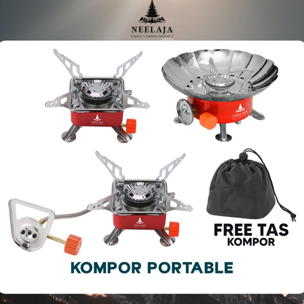 MYMO- [Neelaja] Kompor Portable Mini Kompor Gas Untuk Camping