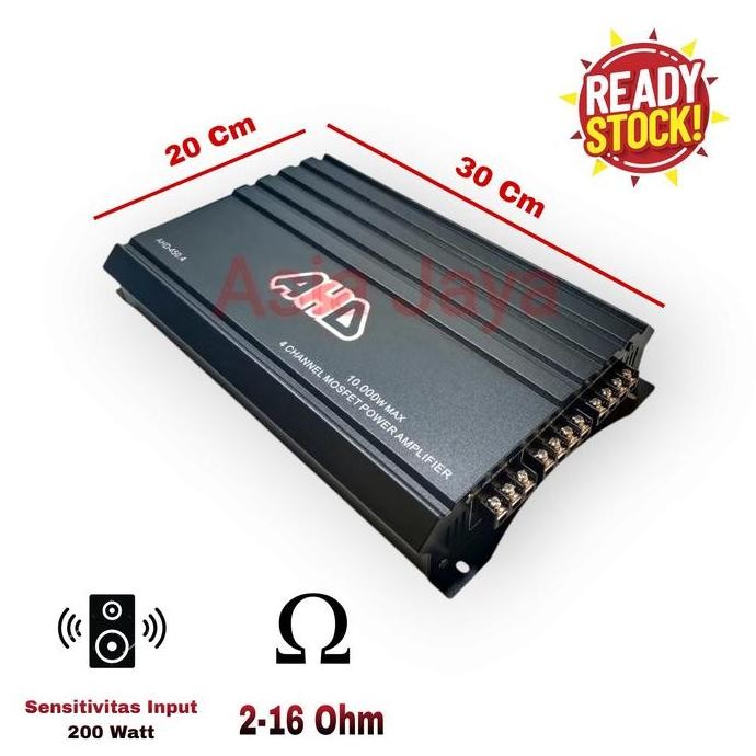 Ahd Ahd 450.4 10.000W Power Amplifier Mobil