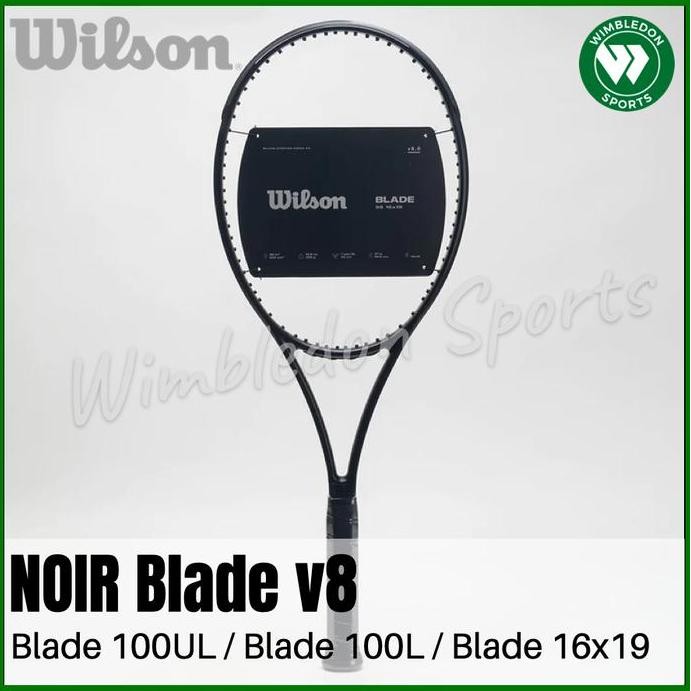 Raket Wilson Noir Blade 98 v8 / Raket Wilson Blade Noir 100L 100UL v8