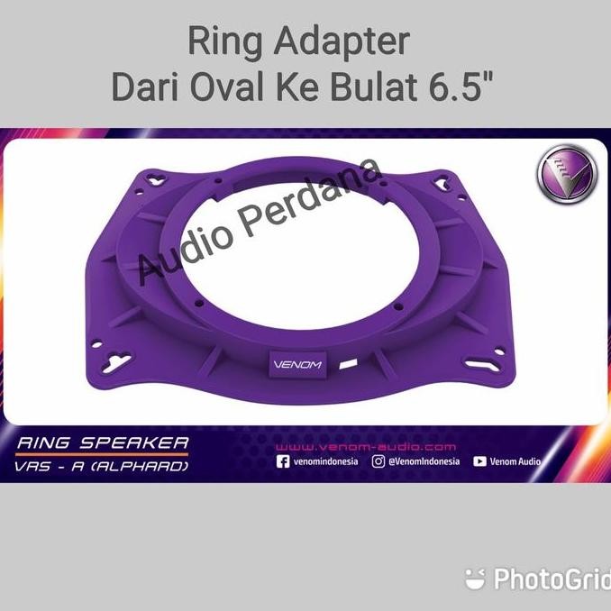 Promo Ring Mat Adapter Speaker Alphard Dudukan Dari Oval Ke Bulat 6.5 Inch COD