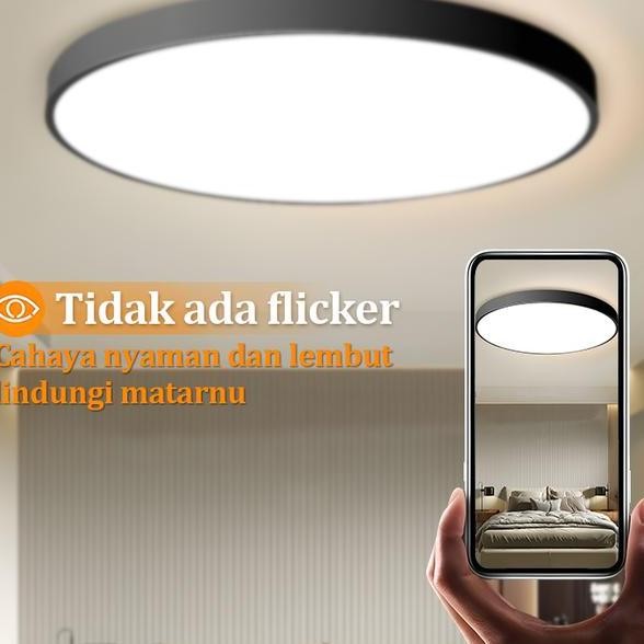 Codlampu Plafon Minimalis Ern Lorong Dekorasi Bulat Pvc 12182436 Watt 3 Warna Kecerahan Yang Bisa Di