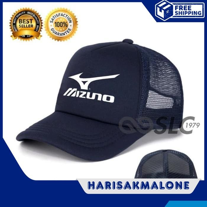 GRATIS ONGKIR TOPI TRUCKER JARING HAT CAP DISTRO MIZUNO POLOS CUSTOM OLAHRAGA VOLI INDONESIA PRIA WA