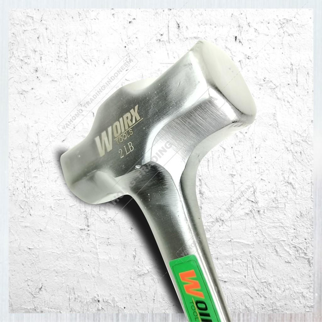 Palu Batu Palu Besi Bogem 2LB 1kg 3LB 1.5kg Gagang Besi Fiber Lapis Karet WOIRX TOOL **