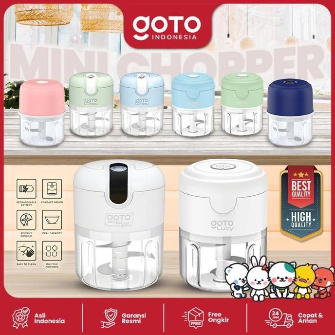 Goto Lucy Harper Mini Chopper Blender Penggiling Bumbu Dapur Portable