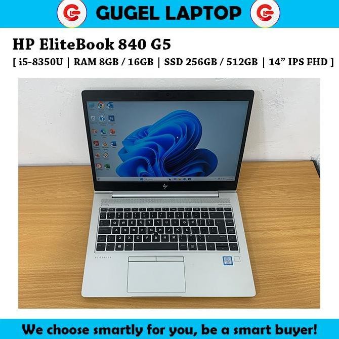 HP Elitebook 840 G5 i5 8th 16GB 512GB IPS FHD 1920X1080 / HP 840 G5 G6