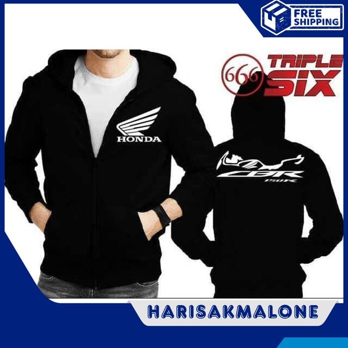 DISKON GEDE JAKET HOODIE ZIPPER RESLETING DISTRO HONDA CBR 150 R MOTOR 150R POLOS CUSTOM INDONESIA P