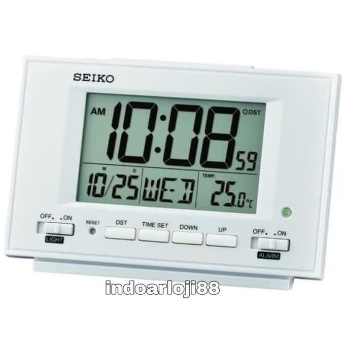 JAM BEKER DIGITAL QHL075W SEIKO ALARM CLOCKS ORIGINAL