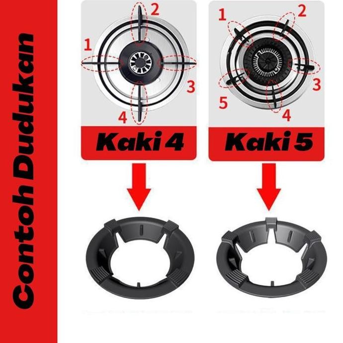 Alas Tatakan Besi Tungku Kompor Bulat ANTI ANGIN Penghemat Kompor Gas