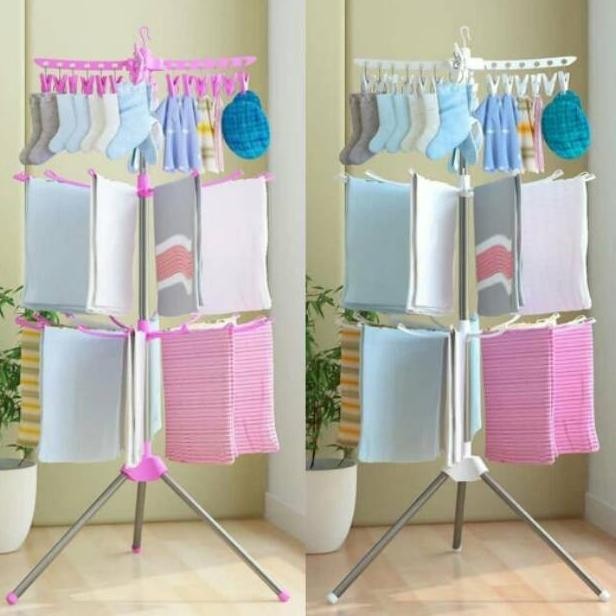 Jemuran menara jemuran tingkat stand jemuran jemuran baju bayi tiang jemuran baju bayi