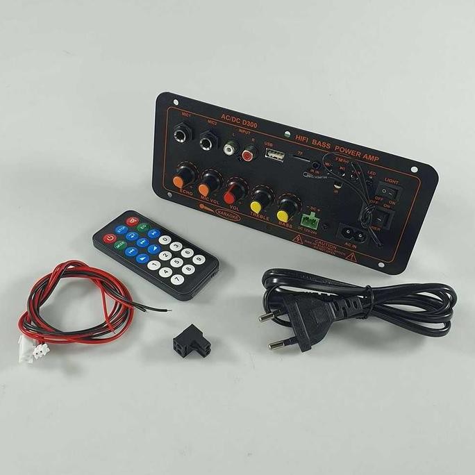 Kit Amplifier Subwoofer Audio Bluetooth Usb Fm Radio Tf Diy 100W D100W